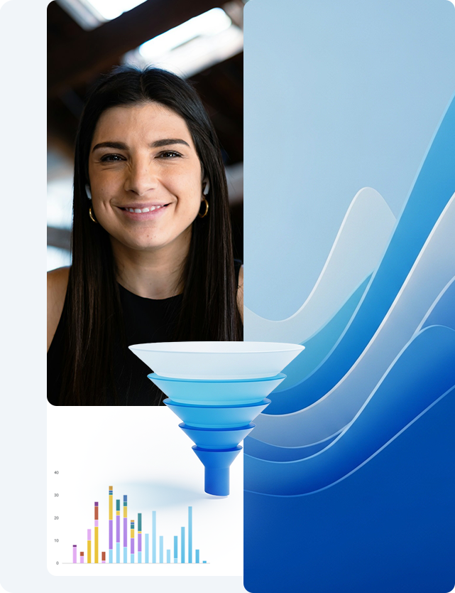 Representação visual do processo de growth marketing — diagnóstico, setup e gestão em ciclo contínuo